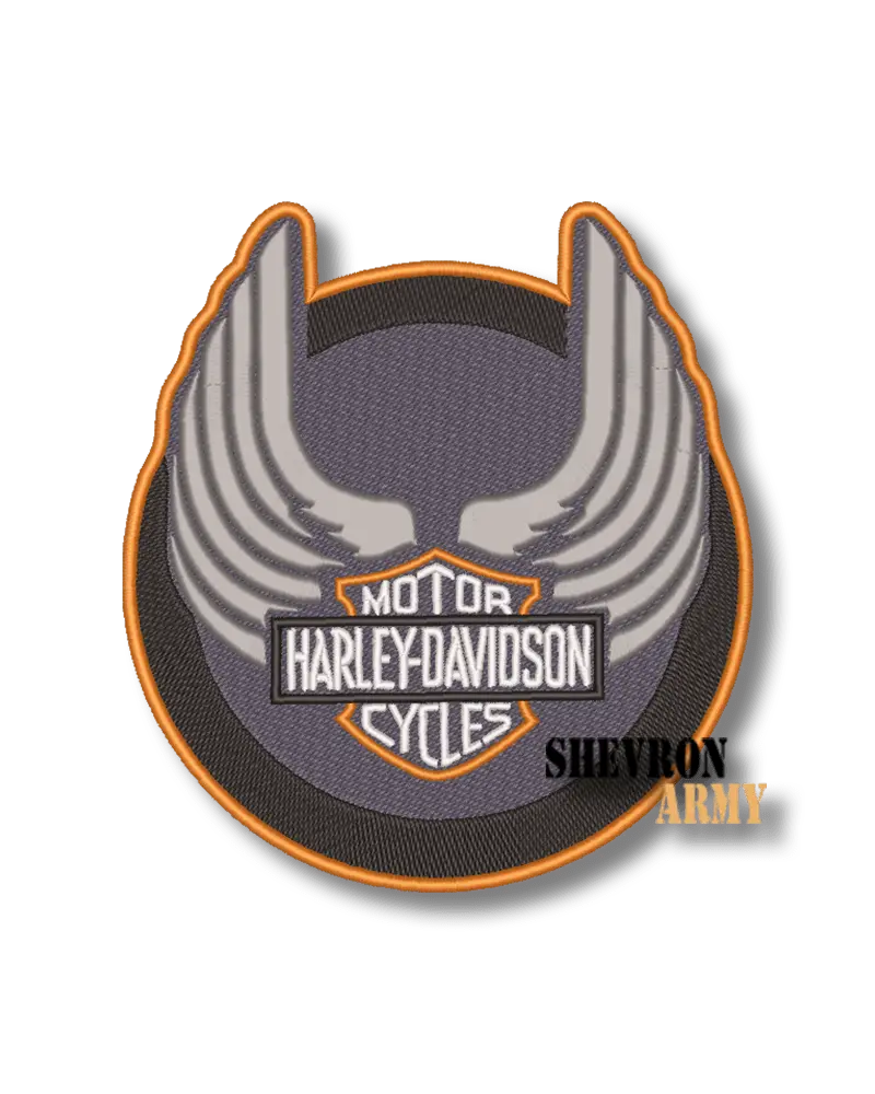 Нашивка Harley Davidson крылья вариант 2