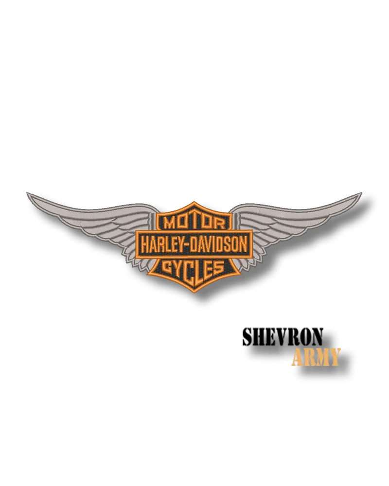 Нашивка крылья Harley Davidson вариант 4