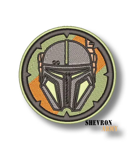 Нашивка Мандалорец Star Wars круглая