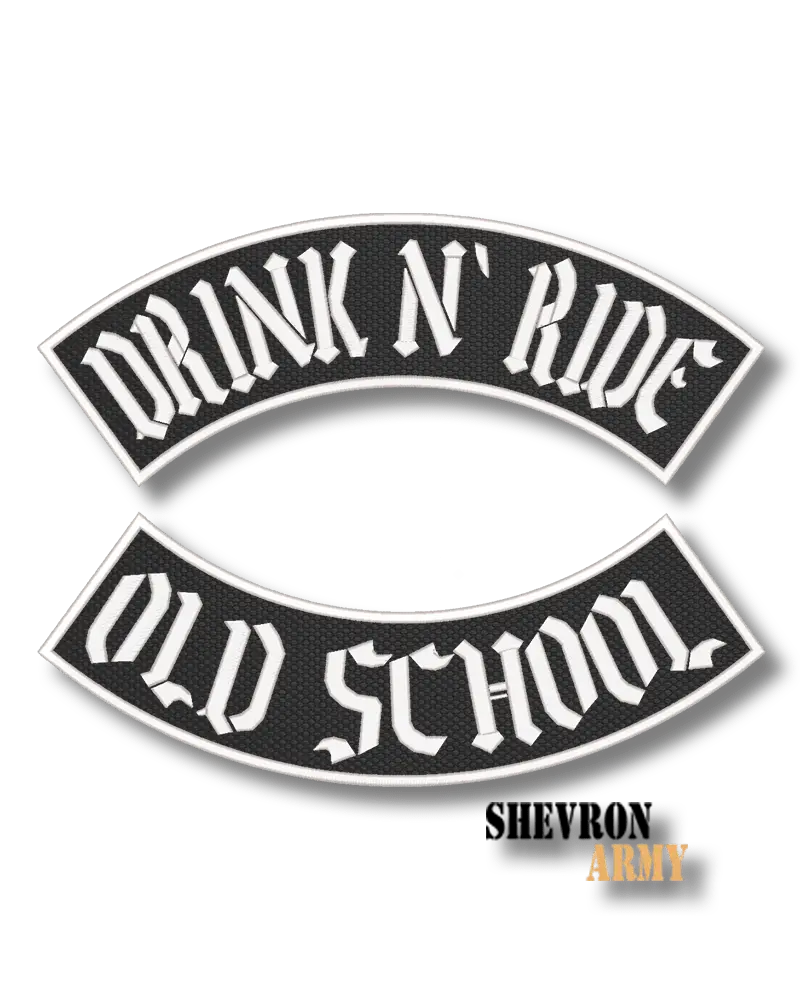 Нашивка на спину Old school