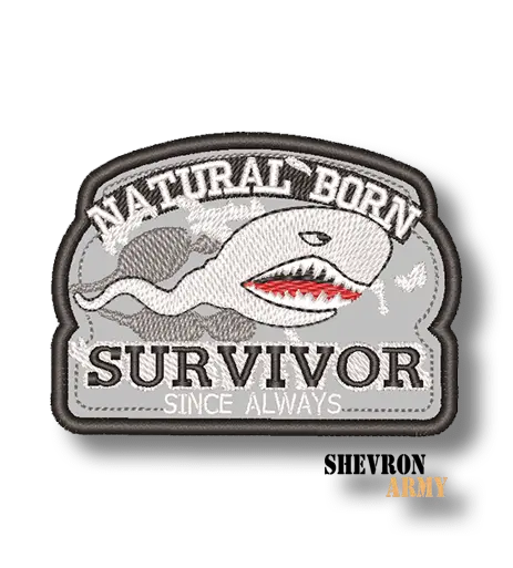 Нашивка Natural born survivor