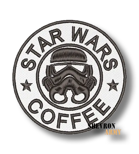 Нашивка Star Wars Coffee черная