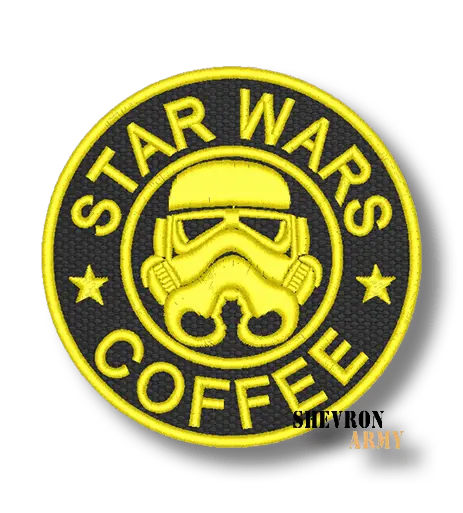 Нашивка Star Wars Coffee желтая
