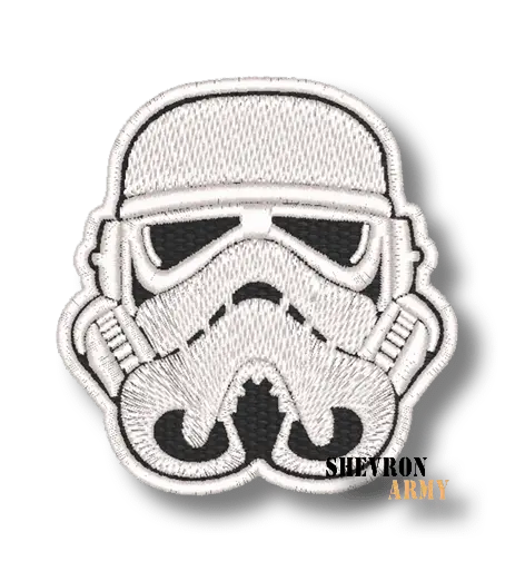 Нашивка Star Wars Штурмовик белая