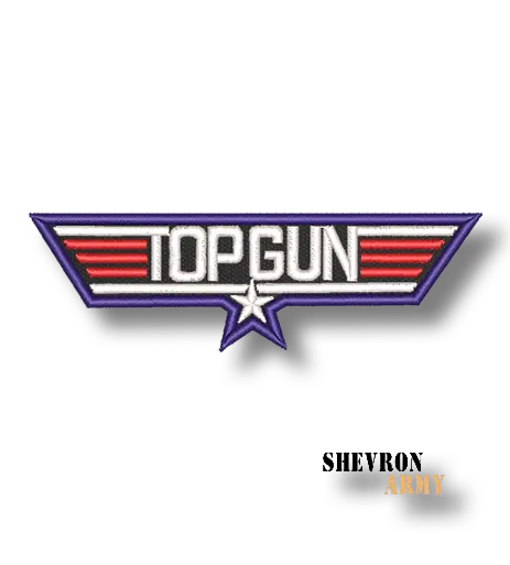 Нашивка Top Gun крылья