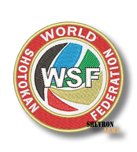 Нашивка World Shotokan Federation красная