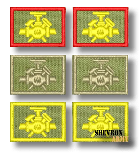 Петличный знак Трубопроводных войск вариант 2