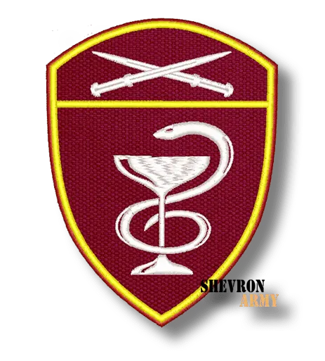 Нарукавный знак Росгвардия Медицинские в/ч (СКО)