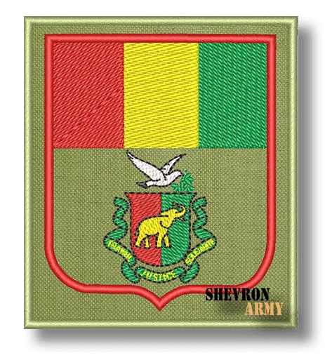 Нарукавный знак Вооруженные силы Гвинеи вариант 2