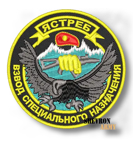 Нашивка Взвод специального назначения Ястреб вариант 2