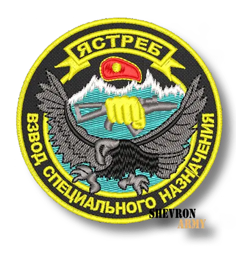 Нашивка Взвод специального назначения Ястреб вариант 3